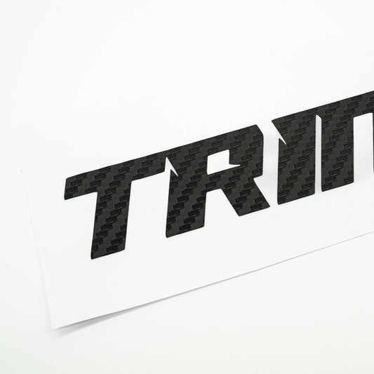Carbon Fibre look Stickers - Trim X Performance 